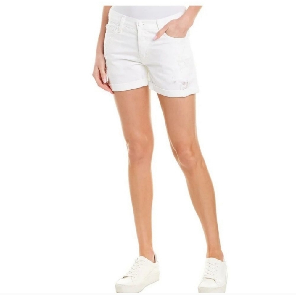 Rails Logan White Distressed Denim Jean Shorts Size 27 - New With Tags